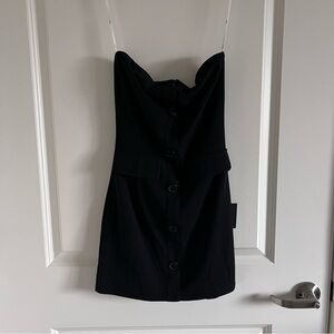 Lulus Elegant Black Strapless Dress